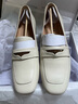 百麗通勤海鷗樂(lè )福鞋小皮鞋女春季增高真皮氣質(zhì)單鞋B2593AQ5 米白 39 曬單實(shí)拍圖