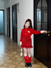 moonkids童裝女童紅色亮片裙2025秋冬新款兒童半身裙新年戰袍冬裝直筒裙子 6159紅色亮片裙 110 cm 曬單實(shí)拍圖