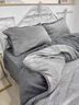 南極人（Nanjiren）牛奶絨被子冬被加厚保暖棉被冬季可拆洗被芯8-10斤被套+棉花被 淺灰 【可拆洗被套+棉花被芯】 180x220cm 【被套+4斤棉被】約8斤 曬單實(shí)拍圖