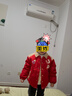 巴拉巴拉童裝兒童羽絨服男童春裝2025新款棒球服寶寶外套拜年服紅色上衣潮 曬單實(shí)拍圖