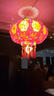 憶笙花 2026新年大紅燈籠帶燈一對戶(hù)外陽(yáng)臺大門(mén)全紅中國風(fēng)裝飾春節 100#全紅燈籠一對裝+LED燈+長(cháng)桿 曬單實(shí)拍圖