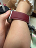 ROMISS適用iwatch11蘋(píng)果手表表帶apple watch s10表帶apple watch真皮s9女士iphone新款ultra2手表帶8se 波爾多紅（男女通用款） 44/45/46/Ul 曬單實(shí)拍圖