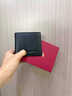 袋鼠錢(qián)包男士真皮短款2025新款商務(wù)頭層牛皮錢(qián)夾一體卡包薄款皮夾父親 燙印標-黑色 曬單實(shí)拍圖