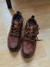 Jeep吉普馬丁靴男款2025新款高幫休閑皮鞋男款冬季款真皮工裝鞋子男款 栗棕色 42 曬單實(shí)拍圖
