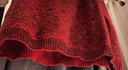 皮爾卡丹時(shí)尚復古民族風(fēng)針織馬甲女春秋新款大碼寬松無(wú)袖背心坎肩毛衣外套 酒紅色 S 80-90 曬單實(shí)拍圖