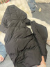 鴨鴨羽絨馬甲女短款2025秋冬新款韓版寬松連帽親子裝兒童保暖外套HF 黑色 M （170） 曬單實(shí)拍圖
