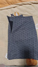 大碼胖mm波點(diǎn)半身裙女秋冬灰色微胖包臀毛呢短款A字裙女裝新款 淺灰色 XL 曬單實(shí)拍圖