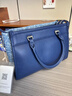 紅谷包包女包新款夏季牛仔布單肩手提包通勤大容量生日禮物 靛藍 曬單實(shí)拍圖