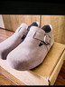 百麗（Belle）周雨彤同款全麥吐司毛里勃肯鞋女冬季商場(chǎng)保暖棉鞋E6V1DDM5 灰色 35 曬單實(shí)拍圖