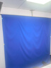 貝陽(yáng)（beiyang）3*2米藍色寬幅滌棉背景布攝影加厚拍照影視綠幕直播間純色背景墻摳像布拍攝道具藍布 曬單實(shí)拍圖