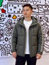 MAGIOPY國際奢侈品牌男裝羽絨服男士2025冬季新款中年連帽加厚休閑外套男 綠色 【禮盒裝】 XL 140-155斤 曬單實(shí)拍圖