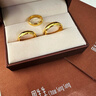 周生生新年黃金戒指 足金素圈活口戒情侶 可作對戒09141R 計價(jià)7.75克 曬單實(shí)拍圖