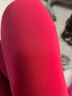 卡森蘭保暖內衣女純棉本命年酒紅色打底棉毛衫大碼女士秋衣秋褲套裝 曬單實(shí)拍圖