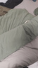 海瀾之家（HLA） A類(lèi)全棉四件套100%新疆長(cháng)絨棉親膚裸睡家用宿舍雙人加大被套床單 時(shí)尚綠+淺灰【100%棉 親膚舒適】 三件套/被套150*200 床單款 180*230 曬單實(shí)拍圖