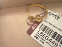 六福珠寶黃金戒指小馬駒光影金手工編織實(shí)心足金禮物 計價(jià) 11號-約1.35克 曬單實(shí)拍圖