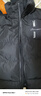 MEDM國潮基礎款羽絨服男春秋季美式高街復古oversize保暖休閑外套 黑白色 L 曬單實(shí)拍圖