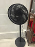 美的（Midea）電風(fēng)扇落地扇臺扇家用大風(fēng)量電扇宿舍輕音低噪臺式桌面兩用節能 【加高機身 風(fēng)大音輕】曜石黑 曬單實(shí)拍圖