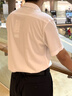 柒牌（SEVEN）【10A抗菌2A防螨/莫代爾】商務(wù)短袖襯衫男士2026春夏季新品 大白 41 曬單實(shí)拍圖