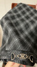 香影摩登格紋半身裙女深灰2026春季新款優(yōu)雅復古后開(kāi)叉高腰裙子 深灰 M 160/64A/95-110斤 曬單實(shí)拍圖