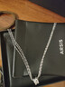 Arsis蛇紋兩戴項鏈女時(shí)尚百搭鎖骨鏈毛衣鏈送女友生日禮物 銀色 曬單實(shí)拍圖