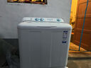 海爾（Haier）半自動(dòng)雙桶雙缸洗衣機 12KG大容量  強力去污洗大件 一級能效家電國家補貼以舊換新 XPB120-81D2 曬單實(shí)拍圖