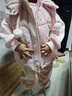 G.duck小黃鴨女寶寶秋裝女童套裝一歲嬰兒衣服小女孩春秋休閑衛衣兩件套 HR015三件套秋冬款 100 尺碼2~3歲【 90-100cm】 曬單實(shí)拍圖
