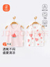 貝瑞加（Babyprints）兒童背心2件裝男女寶寶夏季無(wú)袖打底衫純棉坎肩吊帶上衣 黃80 曬單實(shí)拍圖