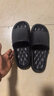 雅爾索店鋪踩屎感厚底男士拖鞋夏季增高家居防滑防臭運動(dòng)防臭涼拖鞋男款 黑色抗菌升級款厚底柔軟+防滑舒 42-43 #尺碼偏小適合41或42腳穿 曬單實(shí)拍圖