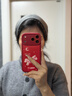 屹川（YICHUAN）適用蘋(píng)果14/pro/max手機殼 iPhone14plus全包防摔馬年新年款皮紋硅膠軟殼油畫(huà)玫瑰ins風(fēng)女 【中國紅】油畫(huà)玫瑰馬紅-贈保護膜+編織掛繩 蘋(píng)果14 曬單實(shí)拍圖