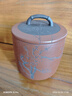 紫來(lái)順宜興紫砂茶葉罐朱泥大紅袍紅顏罐大容量散茶存放罐手工普洱儲茶罐 圓珠款【吸力蓋】 曬單實(shí)拍圖