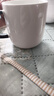 品喻（PINYU）馬克杯陶瓷帶蓋勺茶杯家用咖啡杯高顏值水杯男女情侶杯子貓咪白色 曬單實(shí)拍圖