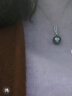 南珠宮925銀海水珍珠吊墜大溪地黑珍珠吊墜C-CYD067SN-Y 10.0-11.0mm 曬單實(shí)拍圖