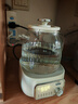 美的（Midea）花漾0膠水全玻璃養生壺 多功能煮茶壺 母嬰燒水壺 恒溫電熱水壺 全自動(dòng)一體煮茶器1.2L YS12B302J 曬單實(shí)拍圖