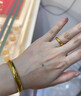祥源昌黃金泥鰍背手鐲古法傳承鐲子金包銀足金999足銀生日禮物實(shí)心首飾 總重約50克-寬12mm-金重2.5g 58圈口 【真金真銀-假一賠十】 曬單實(shí)拍圖