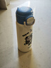 蘇泊爾（SUPOR）保溫杯兒童吸管杯大容量316L不銹鋼水杯便攜學(xué)生男女士杯子保溫杯 機器狗 550ml 曬單實(shí)拍圖