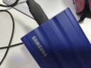 三星（SAMSUNG）1TB Type-c接口 移動(dòng)固態(tài)硬盤(pán) T7 Shield魔力藍 NVMe讀速1050MB/s  手機直連筆記本外接 三防保護 曬單實(shí)拍圖