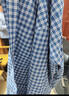 優(yōu)衣庫男女裝優(yōu)質(zhì)長(cháng)絨棉格子襯衫長(cháng)袖休閑襯衣純棉483136 476016 483136/64湖藍色 S 曬單實(shí)拍圖