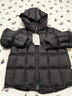 鴨鴨羽絨服女中長(cháng)款2025冬季新款韓版云感泡芙時(shí)尚防寒90絨加厚外套YE 黑色 S (155/80A) 曬單實(shí)拍圖