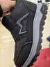 老美華棉鞋男款冬季加棉加厚東北保暖防滑中老年人 黑色 40 曬單實(shí)拍圖
