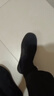 意迪森老北京布鞋【手工千層底】艾草養腳黑布鞋一腳蹬舒適防滑開(kāi)車(chē)男鞋 黑底黑邊（手工千層+橡膠底片） 40 (250mm) 正碼正拍 曬單實(shí)拍圖