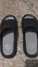 回力拖鞋男士厚底防滑浴室一字拖休閑外穿耐磨涼鞋SDJ-3A77 黑灰40-41 曬單實(shí)拍圖