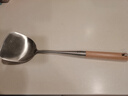 蘇泊爾SUPOR 木柄不銹鋼鏟子鍋鏟不銹鋼材質(zhì)手柄防燙廚房炒菜 曬單實(shí)拍圖