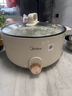 美的（Midea）電煮鍋電火鍋電炒鍋多功能鍋電熱鍋火鍋專(zhuān)用鍋家用大容量電鍋一體鍋學(xué)生宿舍泡面小電鍋 6L  +一體+1800W+不粘涂層丨HGE3010 曬單實(shí)拍圖