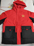 鴻星爾克（ERKE）童裝男中大童連帽風(fēng)衣兒童冬季保暖新款羽絨服東方紅165 曬單實(shí)拍圖