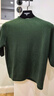 皮爾卡丹2025早秋新款五分袖針織短袖t恤上衣半高領(lǐng)中袖毛衣打底衫 墨綠色 XL 曬單實(shí)拍圖