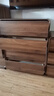 奈居實(shí)木斗柜臥室床頭床尾柜客廳儲物收納五斗柜帶抽屜柜子 【4抽屜斗柜】暖白色 曬單實(shí)拍圖
