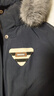 茵曼三防可拆毛領(lǐng)連帽羽絨服2025冬女裝新款派克服外套 寶藍色 S 曬單實(shí)拍圖