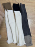 貓人3雙女士襪子女撞色襪套秋冬保暖y2k美拉德堆堆襪長(cháng)筒小腿襪 曬單實(shí)拍圖
