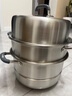 康巴赫蒸鍋304不銹鋼蒸籠食品級雙層湯鍋家用蒸煮燉燃氣灶電磁爐通用 【升級防燙｜加厚304】 3層 30cm 曬單實(shí)拍圖
