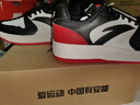 安踏男鞋板鞋小白鞋子男士運動(dòng)鞋春季皮面防潑水厚底增高減震休閑鞋 【元年厚底板鞋】白/黑/紅-9 41 (255mm) 曬單實(shí)拍圖